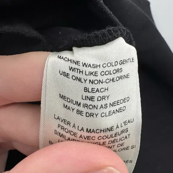 Maeve by Anthropologie The Colette Wrap Jumpsuit Sz 6 Black Wide Leg *No Belt - Picture 10 of 16